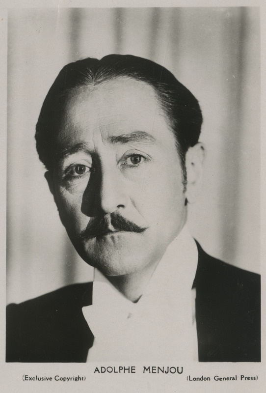 Ameerika filminäitleja Adolphe Jean Menjou