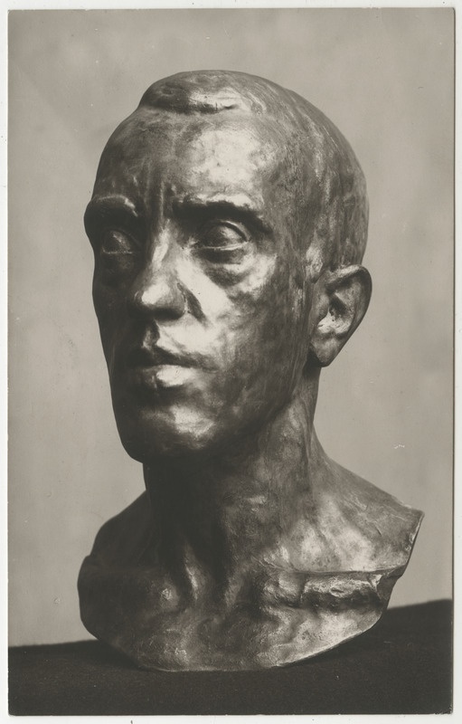 Eesti maalikunstnik ja pedagoog Konrad Mägi skulptuur