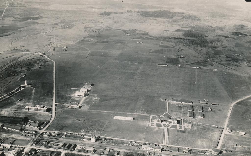 Rakvere lennuväli, vaade õhust