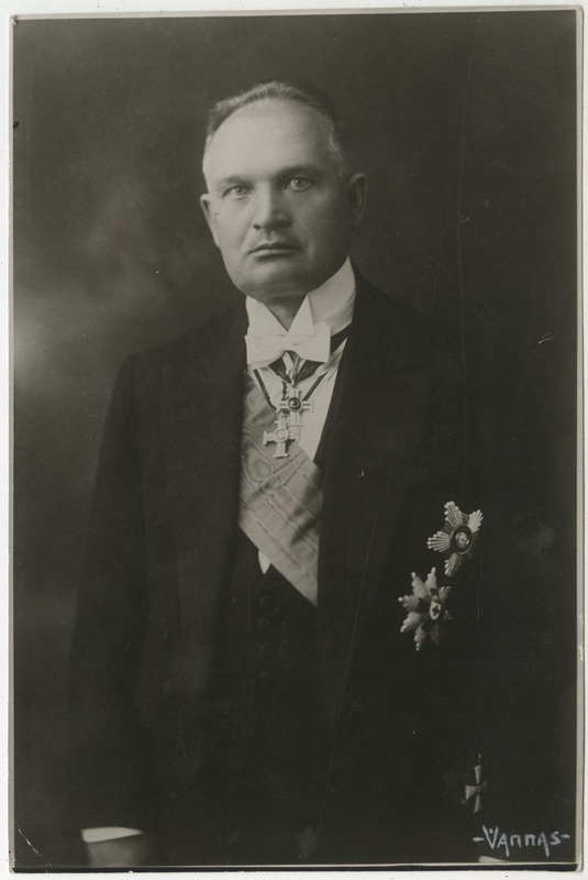Konstantin Päts. Portreefoto.
