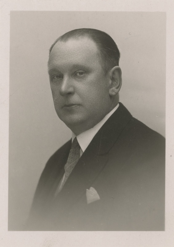 Diplomaat ja poliitik Hans Rebane, portreefoto