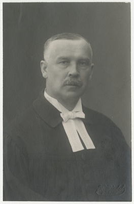 praost Gustav Julius Rutopõld, eesti kirikutegelane, usuõpetaja, portreefotod  duplicate photo