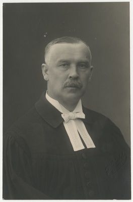 praost Gustav Julius Rutopõld, eesti kirikutegelane, usuõpetaja, portreefotod  duplicate photo