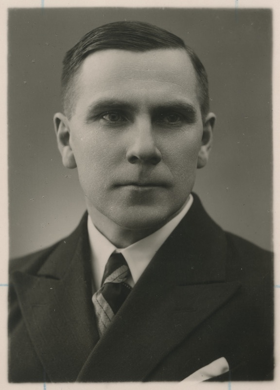 Ernst Säga, eesti arst ja sporditegelane, portreefoto