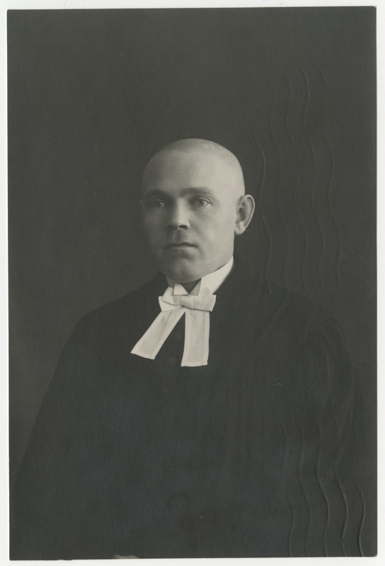 Arnold-Ferdinand Tammik oli eesti vaimulik ja kooliõpetaja, fotoportree