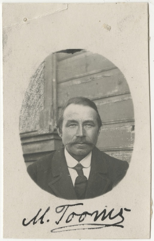 Mihkel Tooms, eesti postimees Kolga -Jaanis, foto