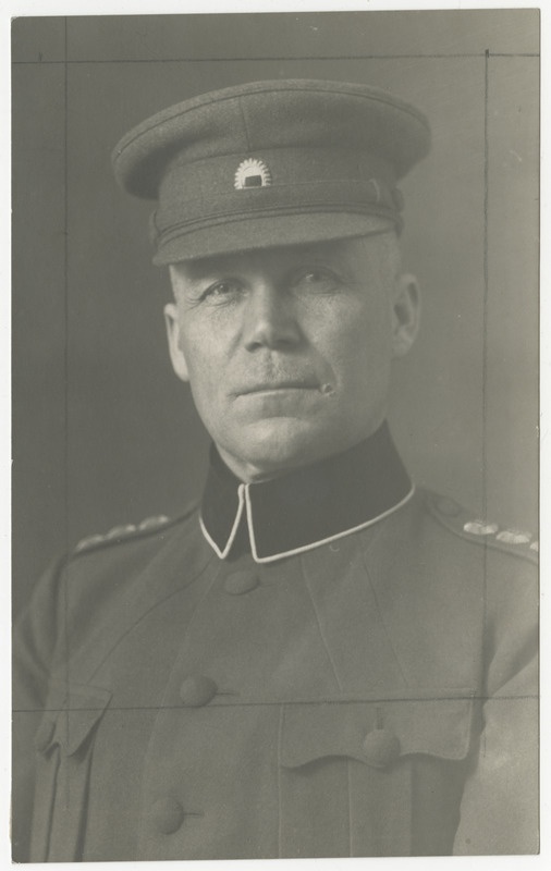 Aleksander Tõnisson, Eesti sõjaväelane, sõjaväe 1-se jalaväe Diviisi ülem 1918-1921, kindral-major, portreefoto