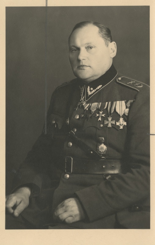 Georg Vaher, eesti sõjaväelane ja Kaitseliidu Viru maleva pealik, portreefoto