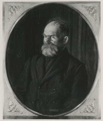 Jaan Weidermann, eesti kooliõpetaja, ühis-ja seltskonnategelane, portreefoto  duplicate photo
