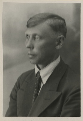 Harald Weimann, eesti metsamajandustegelane, kaitseliitlane ja kirjanik, foto  duplicate photo