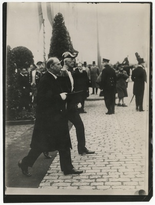 Eesti Vabariigi riigivanem Jaan Tõnissoni visiit Rootsi kuninga Gustav V juurde Stockholmi 4.-5.09.1928  duplicate photo