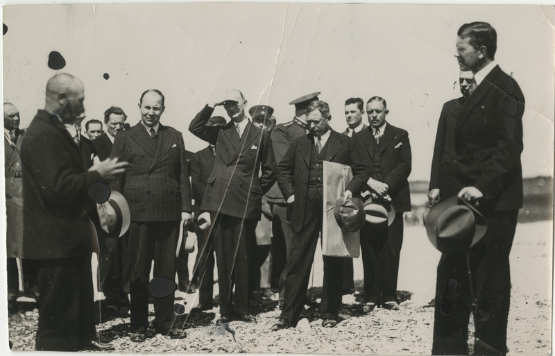 Rootsi kroonprintsi Gustav Adolfi visiit Eestisse suvel 1932, vastuvõtt Vormil Sviby sadamas
