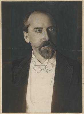 Jaan Tõnisson, Eesti peaminister ja riigikogu esimees, portreefoto  duplicate photo