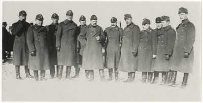 Külalised Kaitseliidu Tallinna maleva Nõmme lasketiiru eraviisilisel avamisel 16.03.1930  duplicate photo