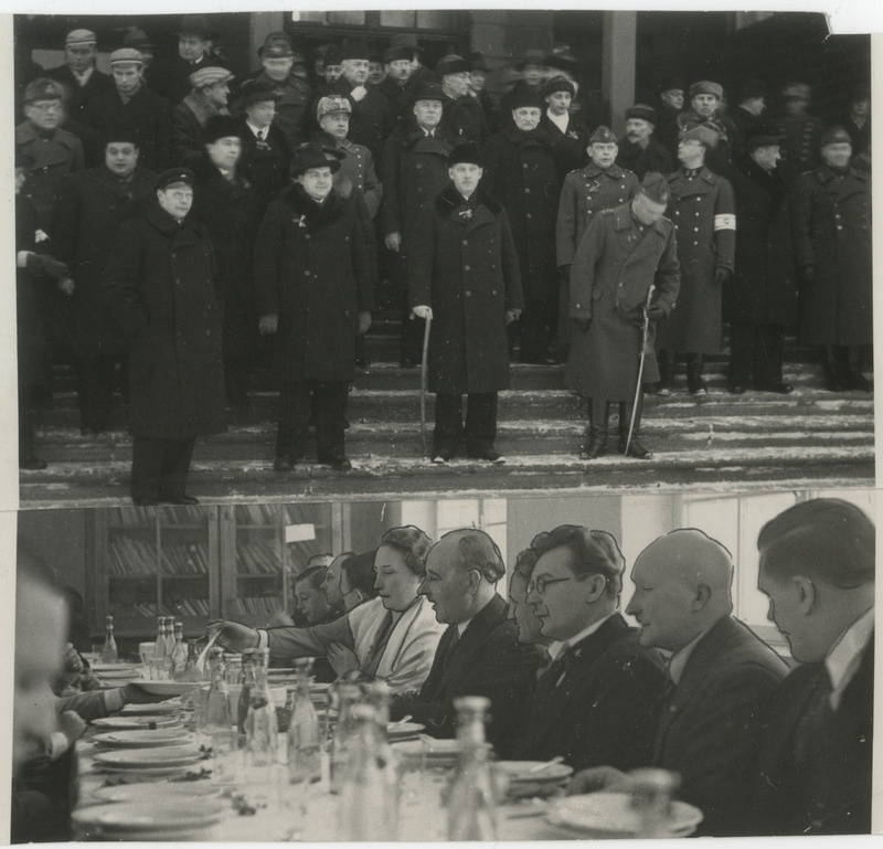 Peaminsitri K. Eenpalu visiidil Tartus ja lõunasöögil Vahil