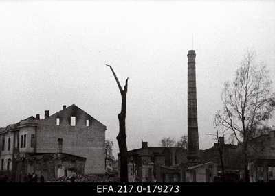Ruins of a. Frederking soap factory in Tartu Aleksandri t.  duplicate photo