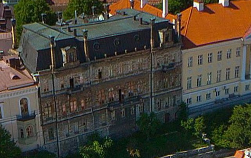 Eesti TA Presiidium, end E. von Ungern-Sternbergi linnapalee, vaade Pika jala poolt. Arhitekt Martin Gropius (Berliin) rephoto