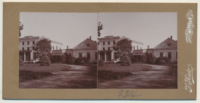 stereofoto, Paistu khk, Heimtali mõis, peahoone, u 1905  duplicate photo