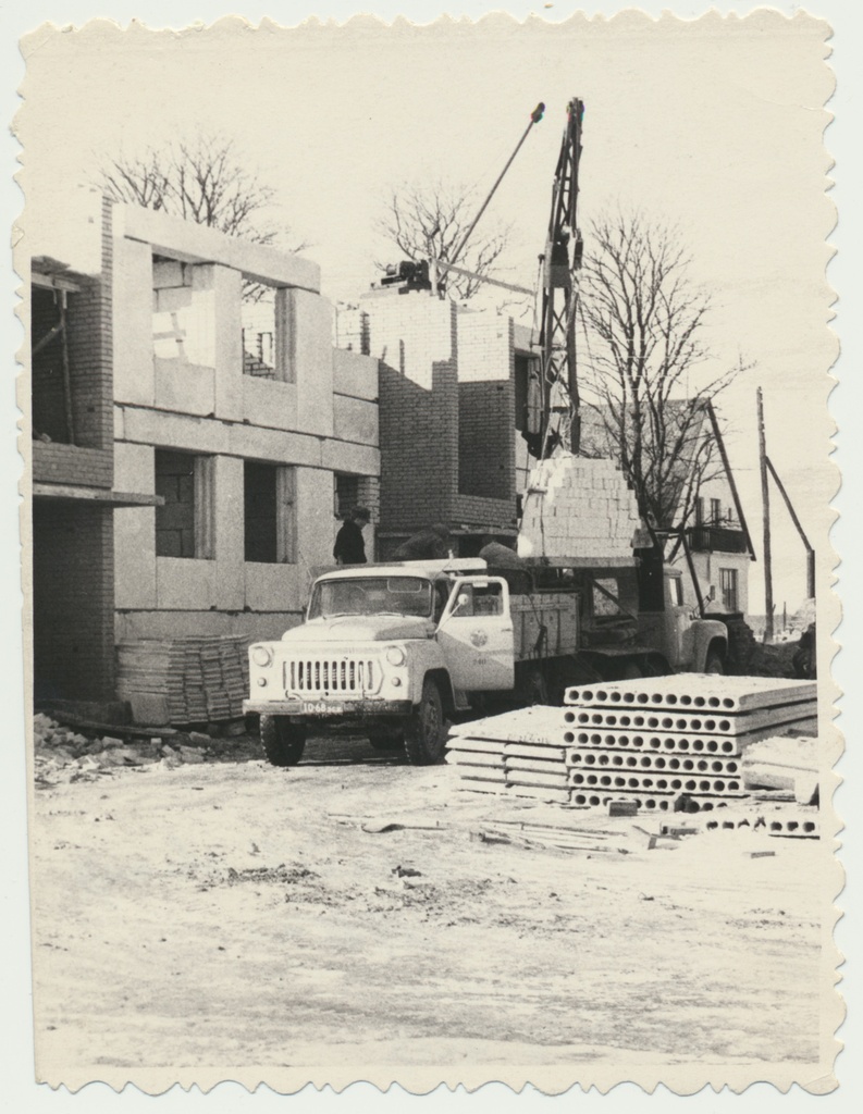 foto, Viljandi KEK, ehitus Heimtalis 1965