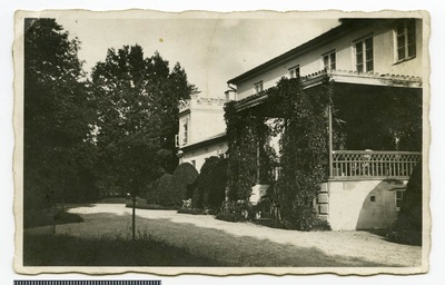 fotopostkaart, Karksi khk, Polli mõis, peahoone, u 1920  similar photo