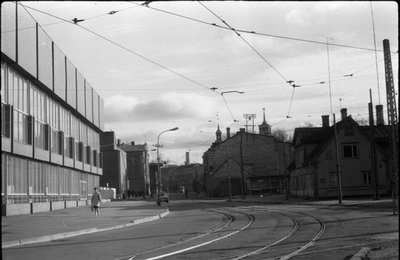 The corner of Tartu mnt and Maneeži Street  similar photo