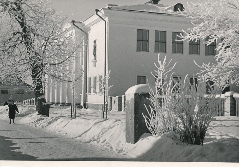 foto, Viljandi Spordikool, 1960 talv, foto A. Kiisla