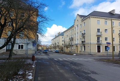 Tallinn, Koidu Street no 87 and 89 new apartments. rephoto