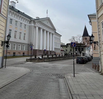 Tartu. Tartu Ülikooli peahoone rephoto