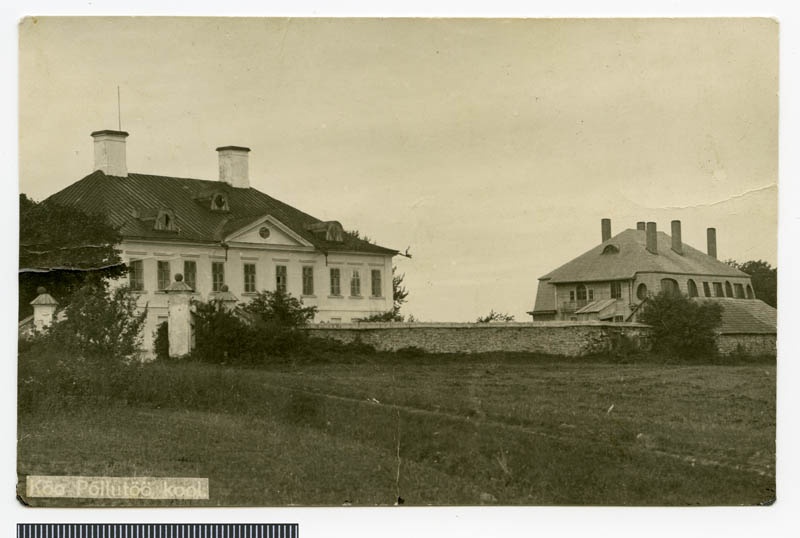 fotopostkaart, Pilistvere khk, Kõo Põllutöö Kool, u 1920, foto E. Kalm