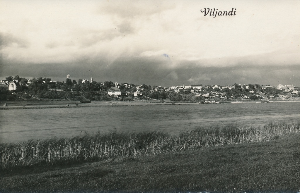 foto Üldvaade Viljandile järve vastaskaldalt