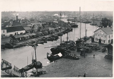 Vaade pritsimaja tornist - Emajõgi allavoolu. Tartu, 1914.  duplicate photo