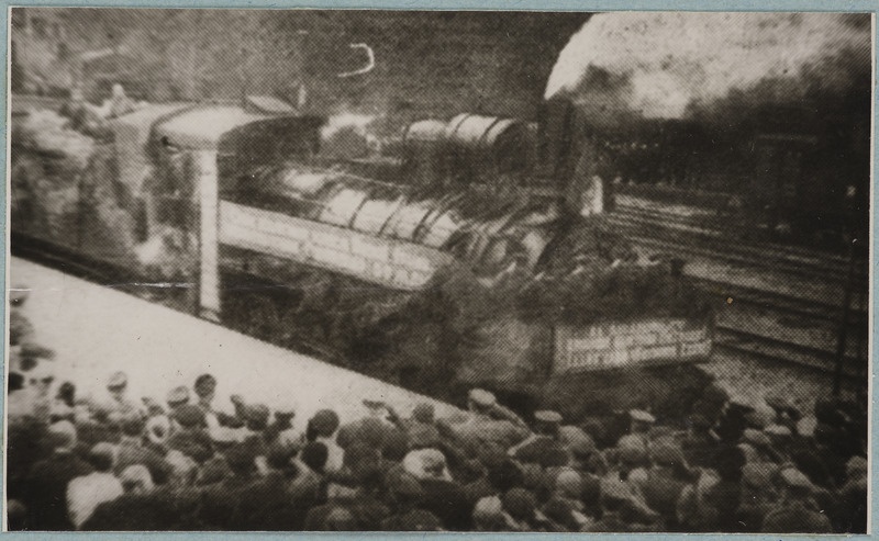 Sõjapurustused ja taastamine Eesti raudteel: ehitud veduriga esimene Leningradi rong saabub Tallinna, 1.oktoober 1944.