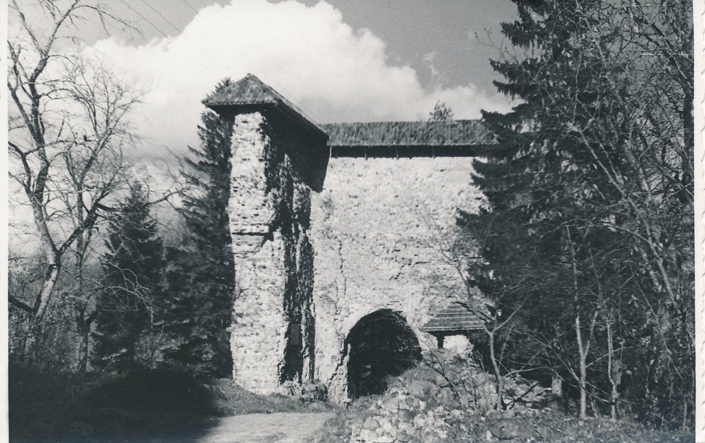 foto, Viljandi, lossimäed ja Kaevumägi 1957 F H.Riet
