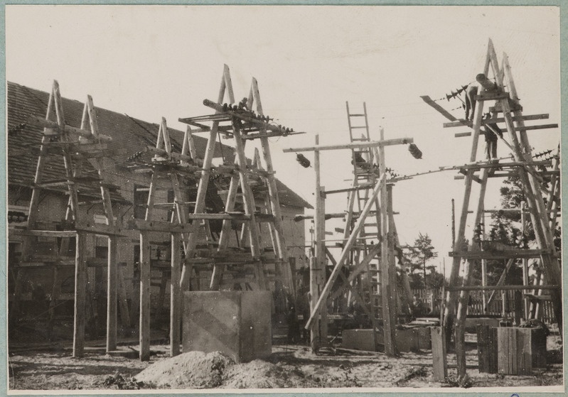 Sõjapurustused ja taastamine Eesti raudteel: Järve alajaama rajatised, 1940. aastad.