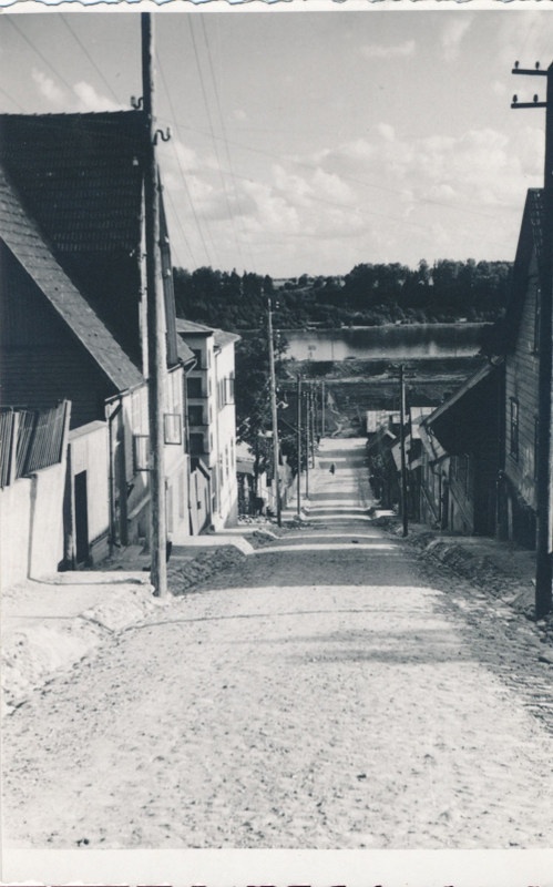 foto, Viljandi, Kõrgemäe tänav 1957 F H.Riet
