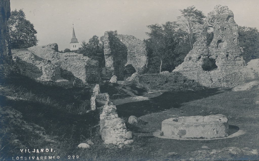 foto, Viljandi, lossimäed, Kaevumägi u 1920 F J.Riet