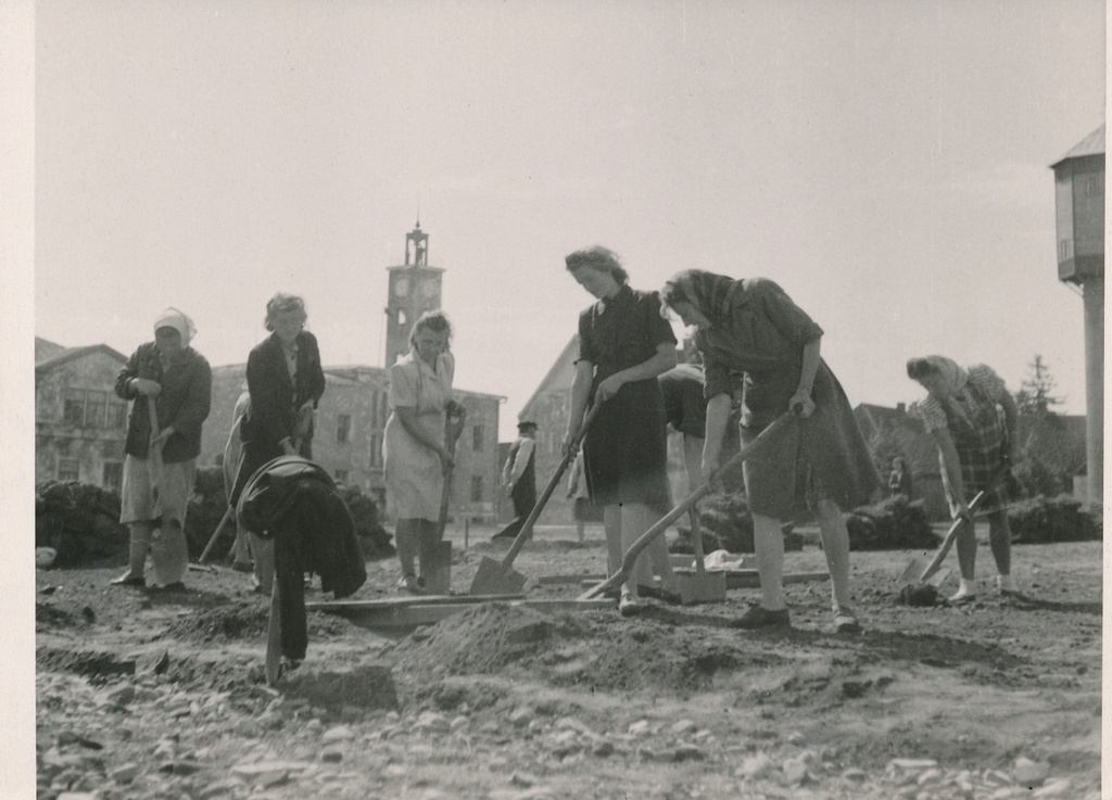 foto Viljandi taastamistööd 1947 F H.Riet