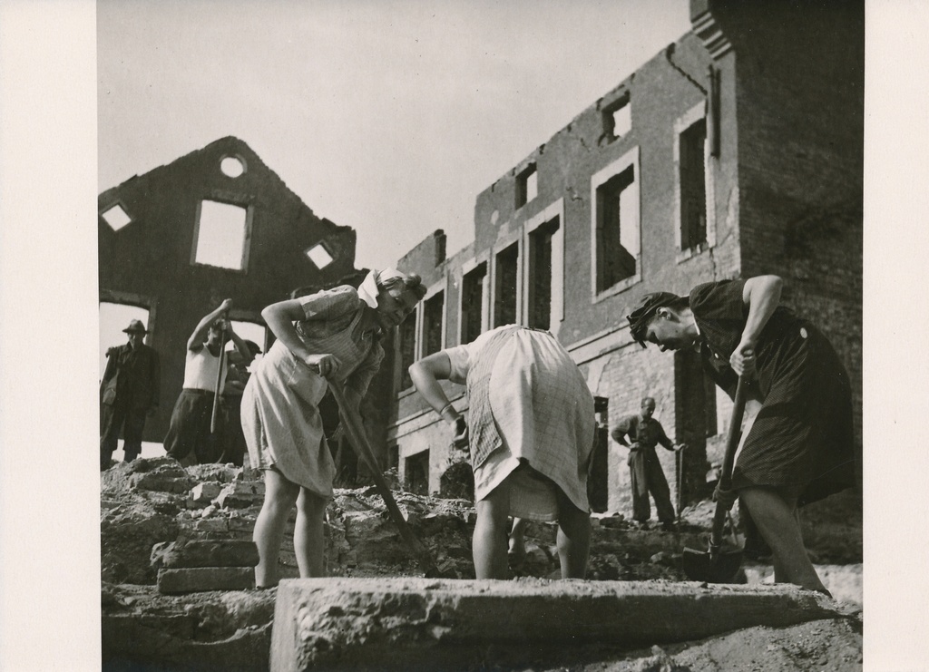foto Viljandi taastamistööd 1947 F H.Riet