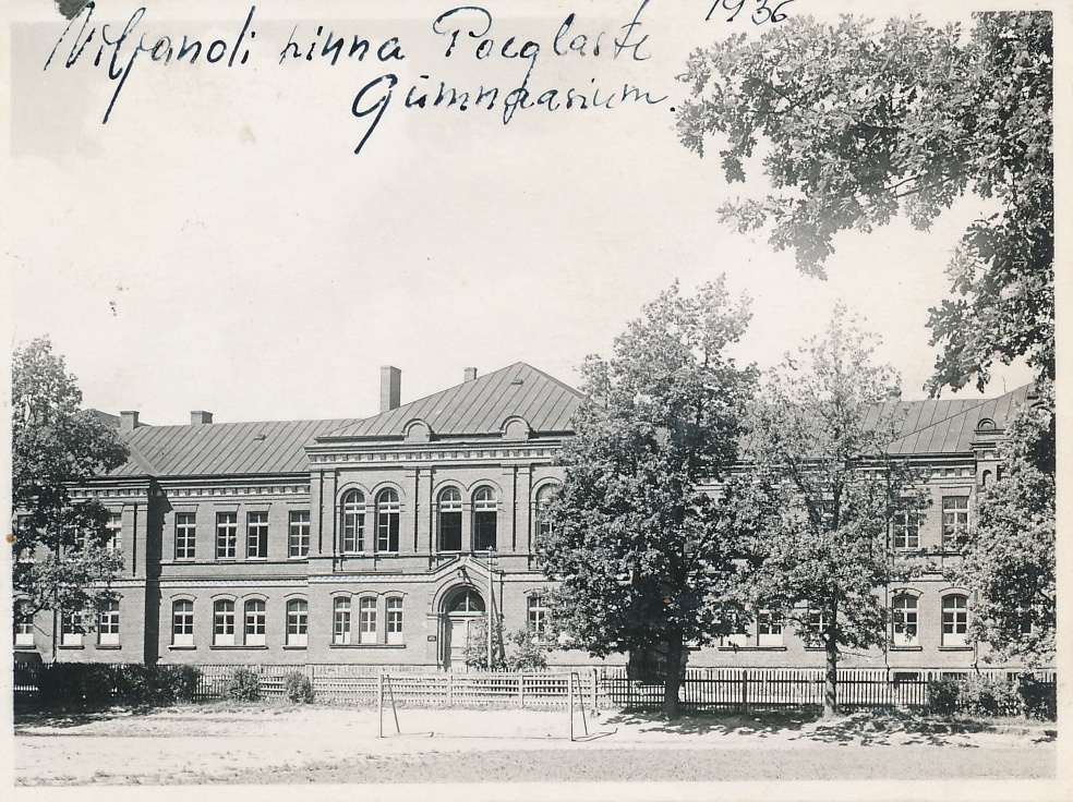 foto, Viljandi Poeglaste Gümnaasium (Maagümnaasium), 1936, foto T. Parri