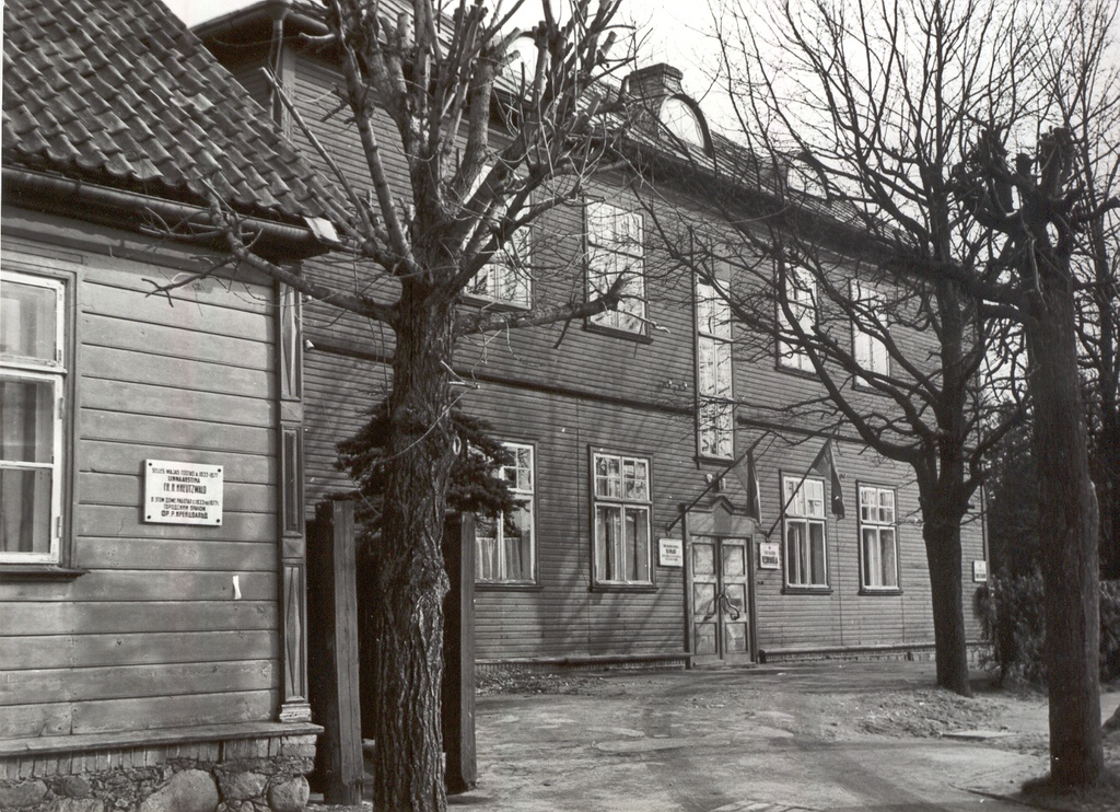 Foto. Võru haiglahoone, mis valmis 1933.a.