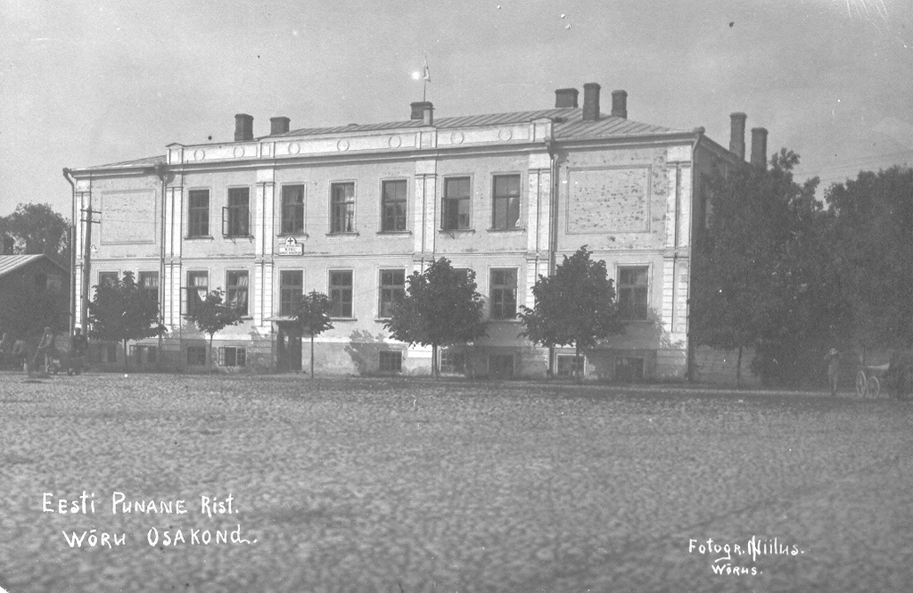 Foto. Eesti Punase Risti Võru Komitee haigemaja.