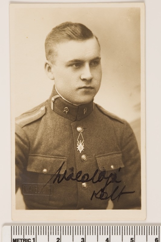 Sõjakooli kadett Voldemar Oja, 1928