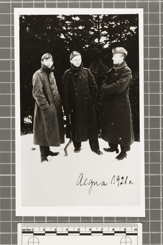 August Nurm ajateenijana Aegna merekindluses