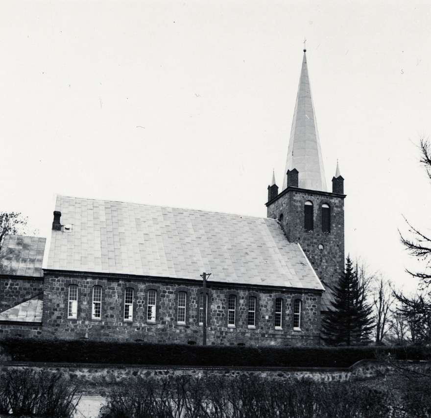 Avinurme kirik, vaade. Arhitekt W.v. Stryk