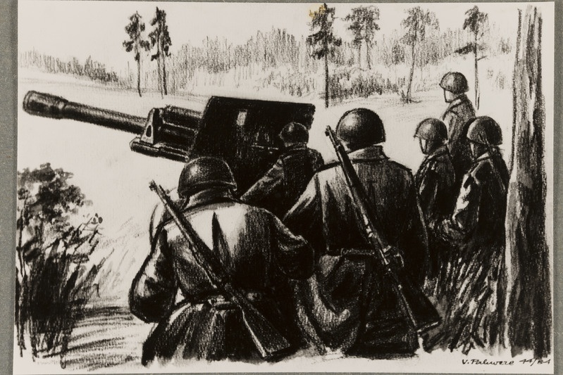 Sõdurid suurtükiga