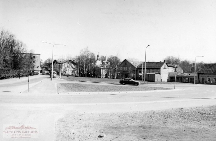 Vaade Narva maanteele. Tartu, 1998. Foto Aldo Luud.