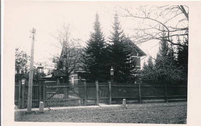 Tartu linnavaade. Korporatsioon Curonia konvendihoone Tähe tn. 1912.a.  duplicate photo