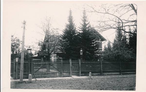 Tartu linnavaade. Korporatsioon Curonia konvendihoone Tähe tn. 1912.a.