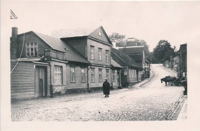 Vaade: Jakobi t  (Jakobi t tõusu eel); Tartu,  ca 1914.  duplicate photo