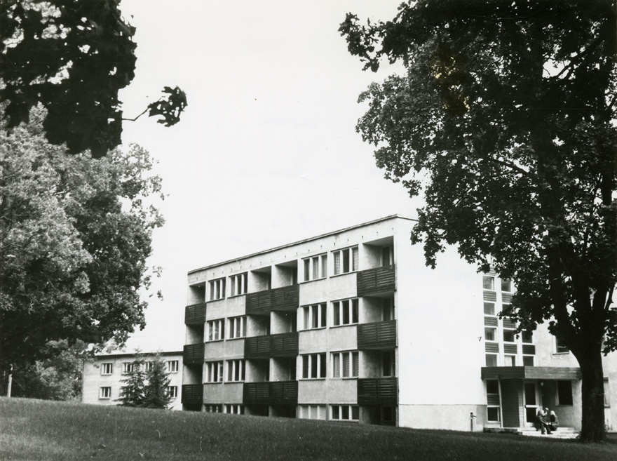 Ühiselamu Kuremaal, vaade. Arhitekt Karl Aarmann